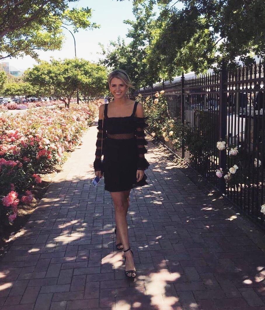 Alexis Brandi Mini Dress Black Size 6 photo 3