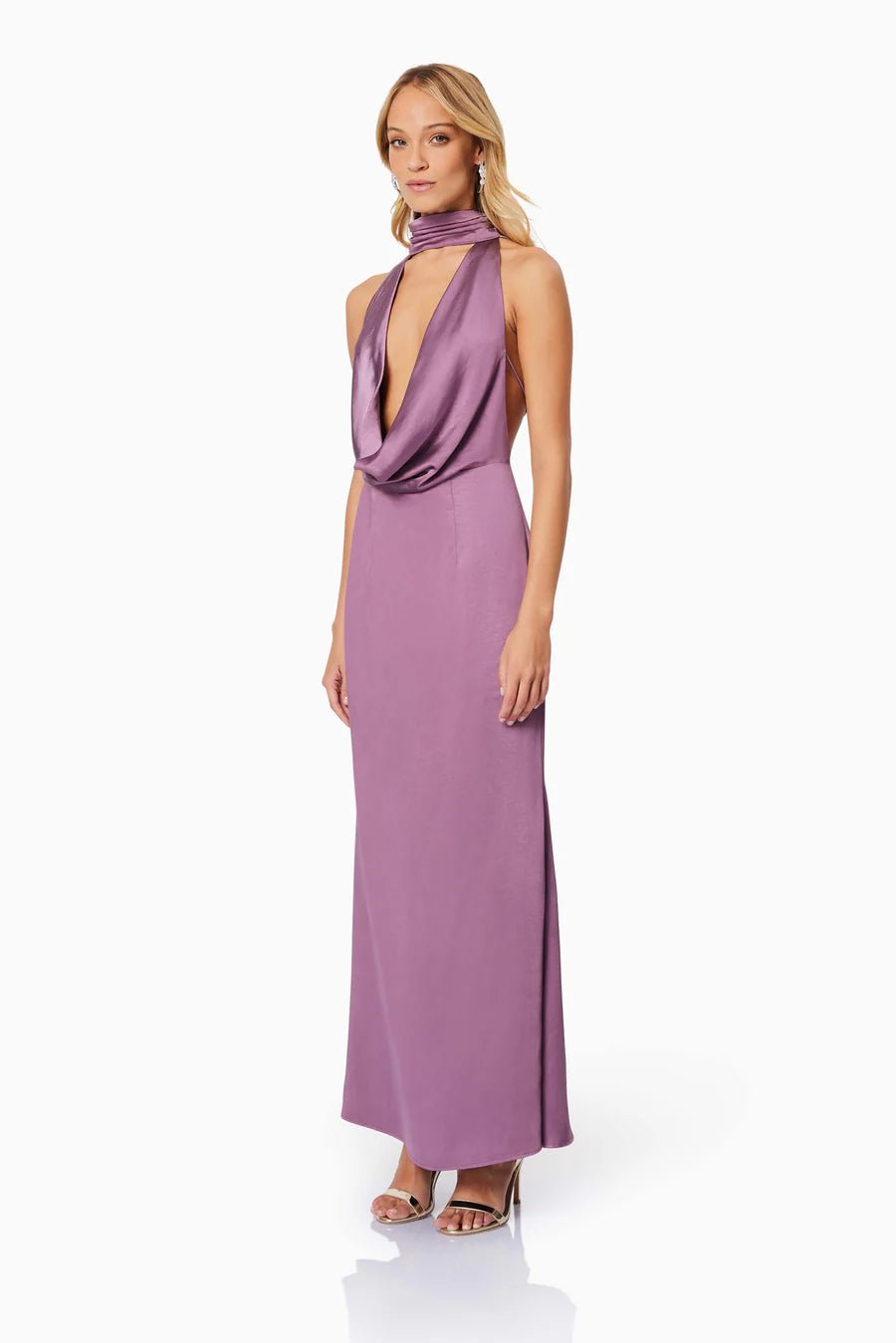 ELLIATT FAITH MAXI DRESS - MAUVE photo 5
