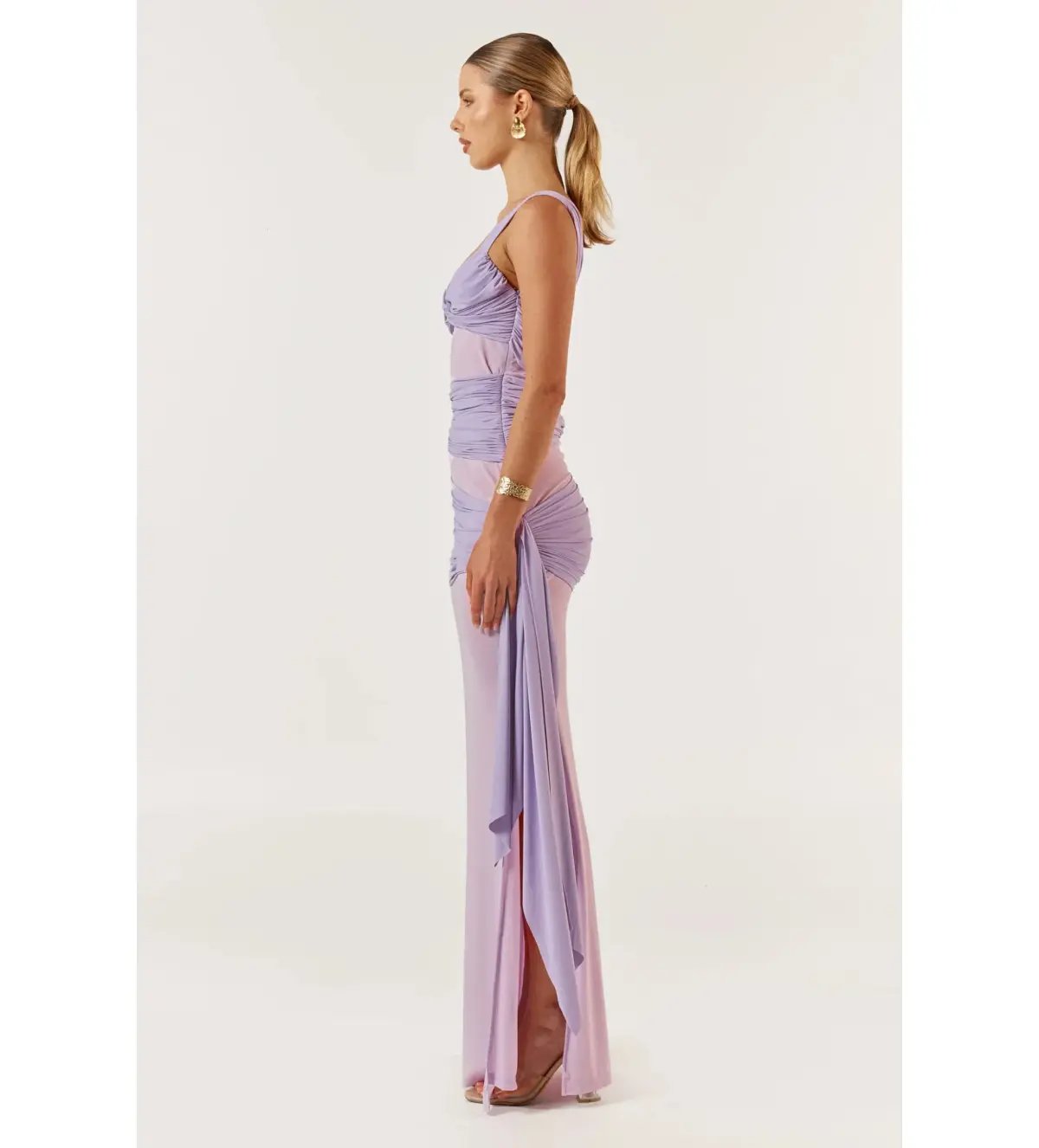 She is Olla Ariel Maxi Dress Lavender Size AU 8 photo 6