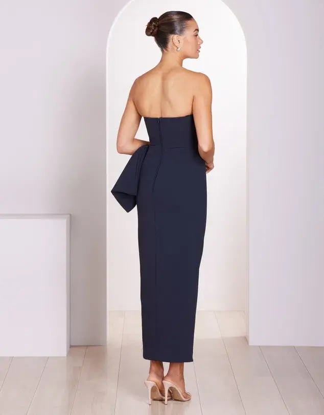 Pilgrim Jasmine Strapless Gown Blue Size 12 photo 2