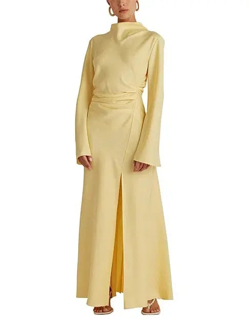 Camilla and Marc Darmascus Dress Yellow Size 12 photo 6