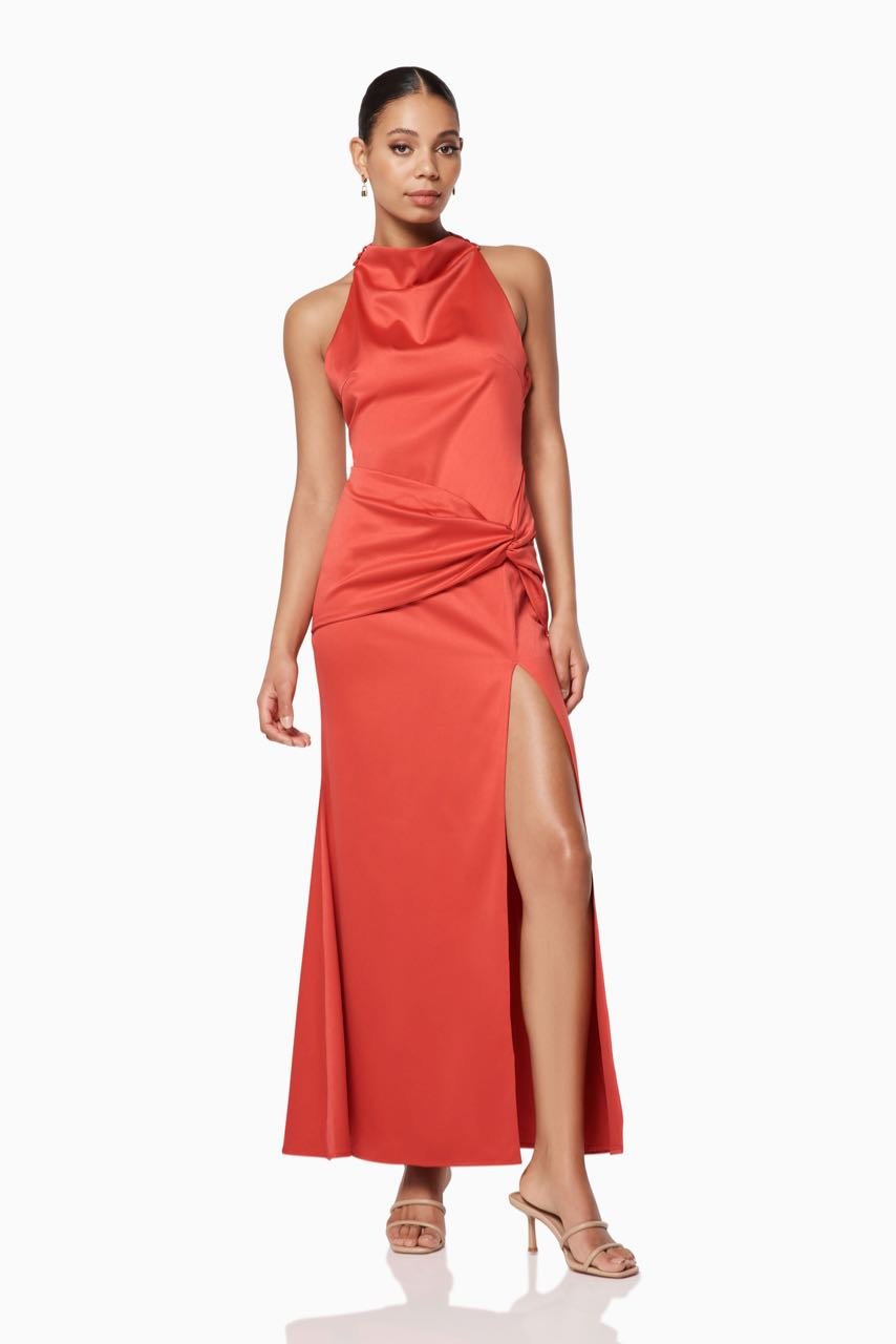 ELLIATT ENDEARMENT MAXI DRESS - SCARLET RED photo 2