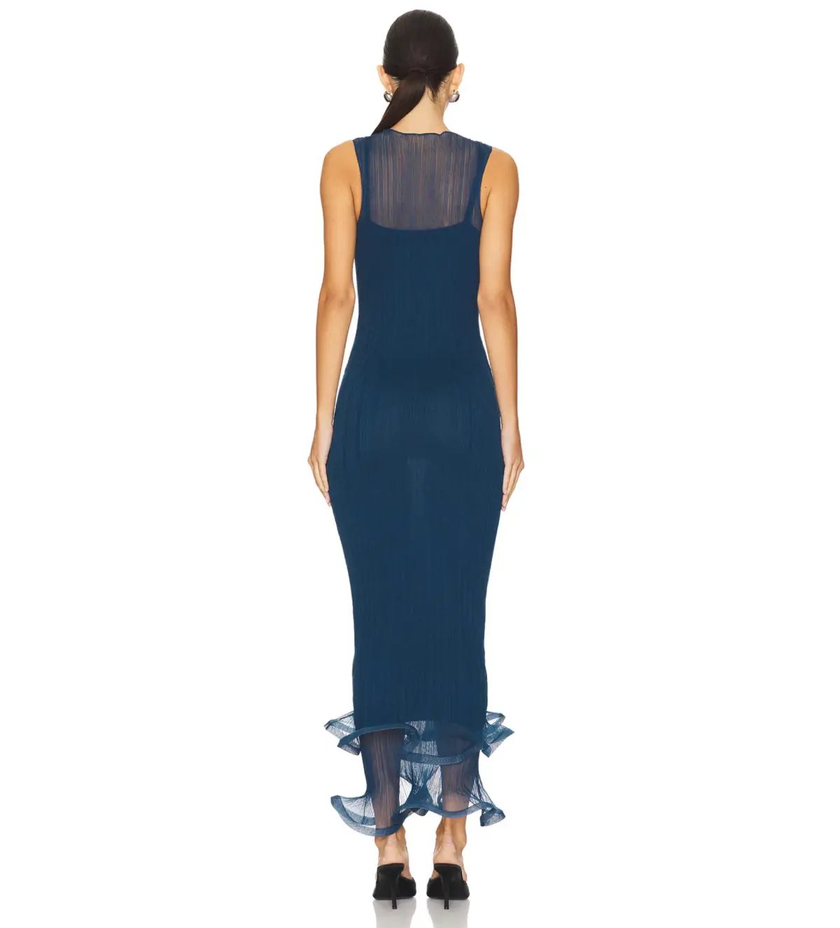 SIMKHAI Daniella Sleeveless Midi dress in Celestial Size 8/S photo 3
