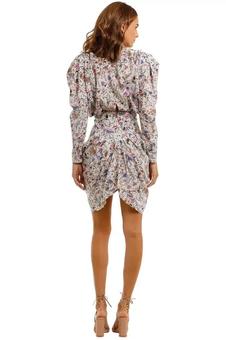 Isabel Marant Margaretia Short Dress Multi Size AU 10 photo 3
