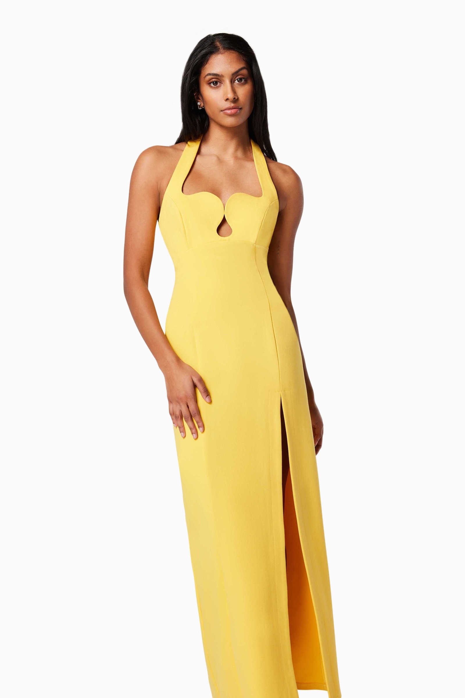 ELLIATT TUNING DRESS - YELLOW photo 5