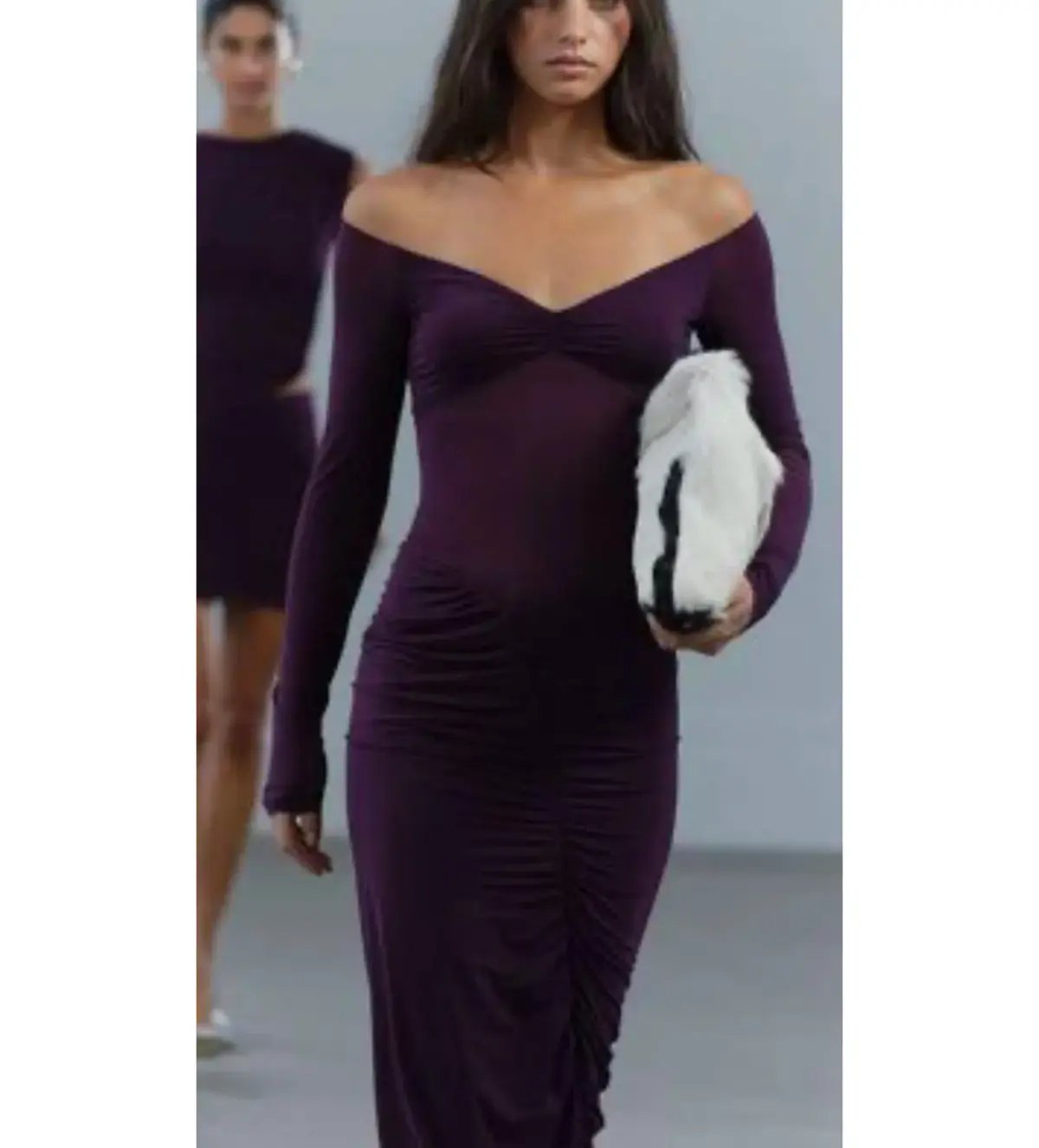 Benni Wilma Maxi Dress in Deep Purple Size 8 photo 3