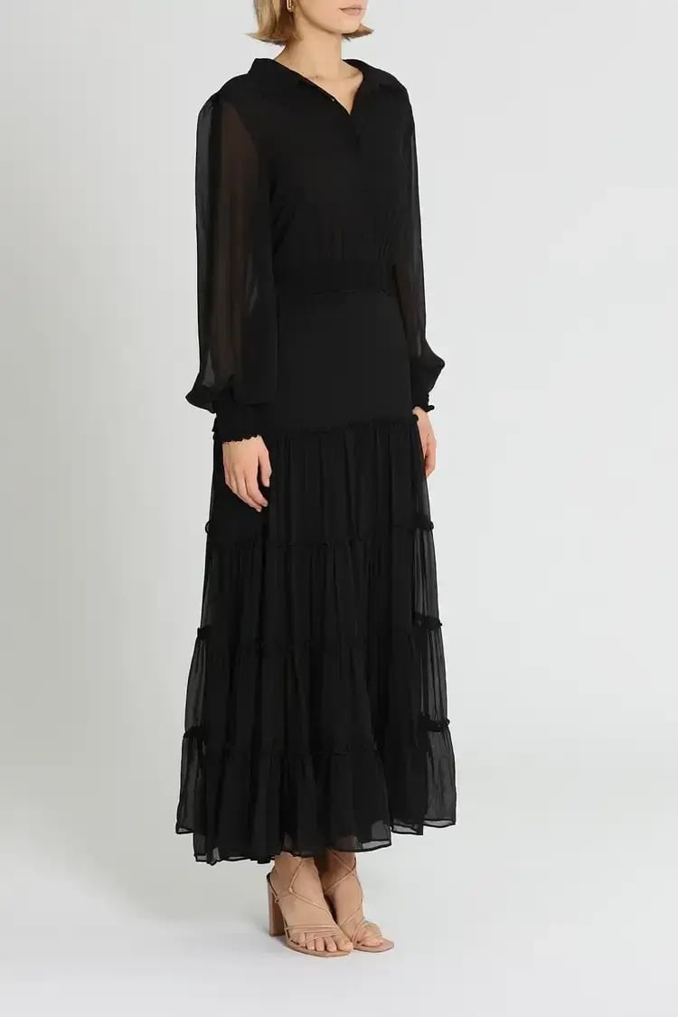 Brave and True Lido Dress in Black Size 12 photo 2