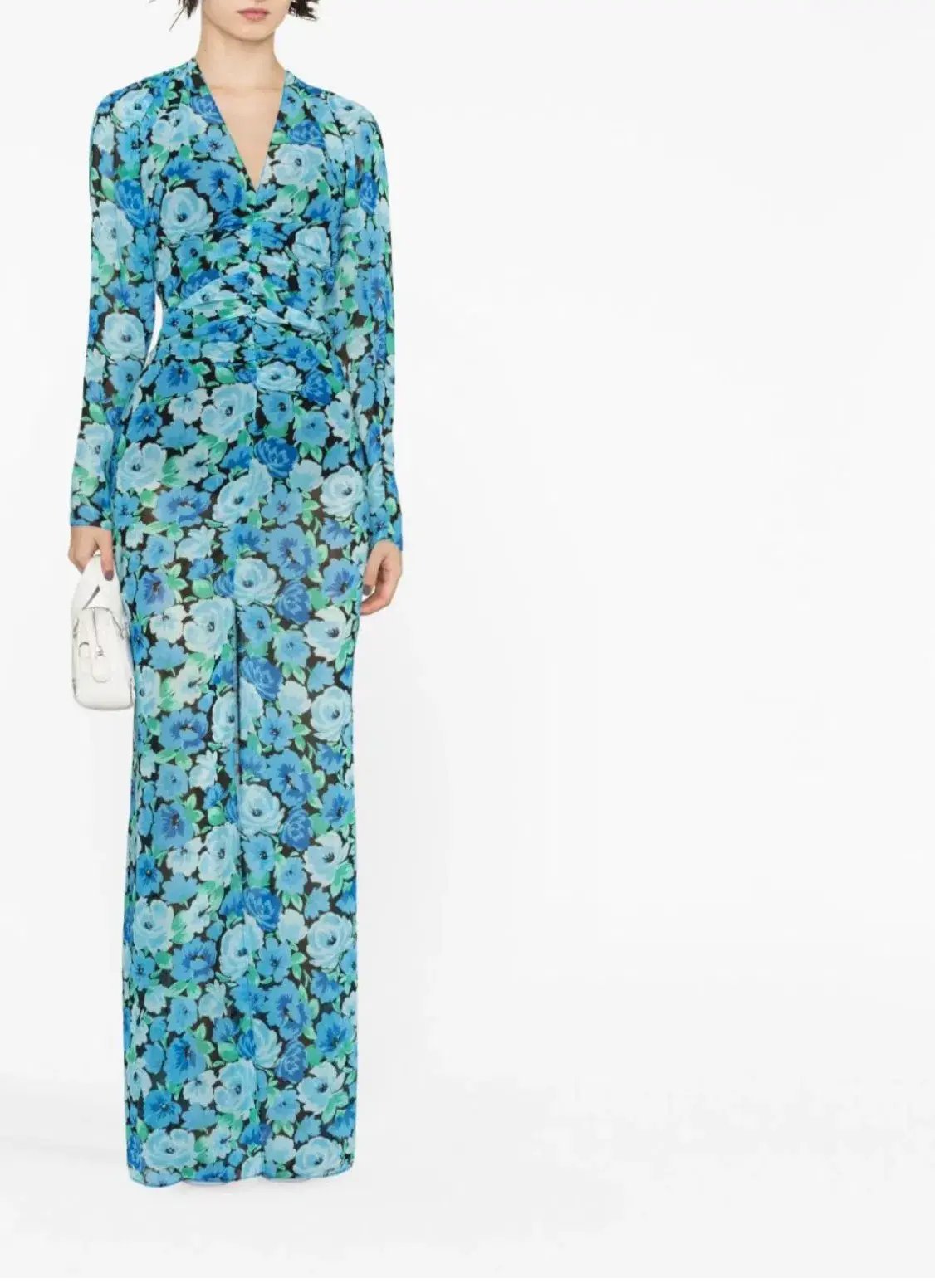 Sheike Faded Floral Maxi Dress Ivory Floral Size AU 12 photo 20