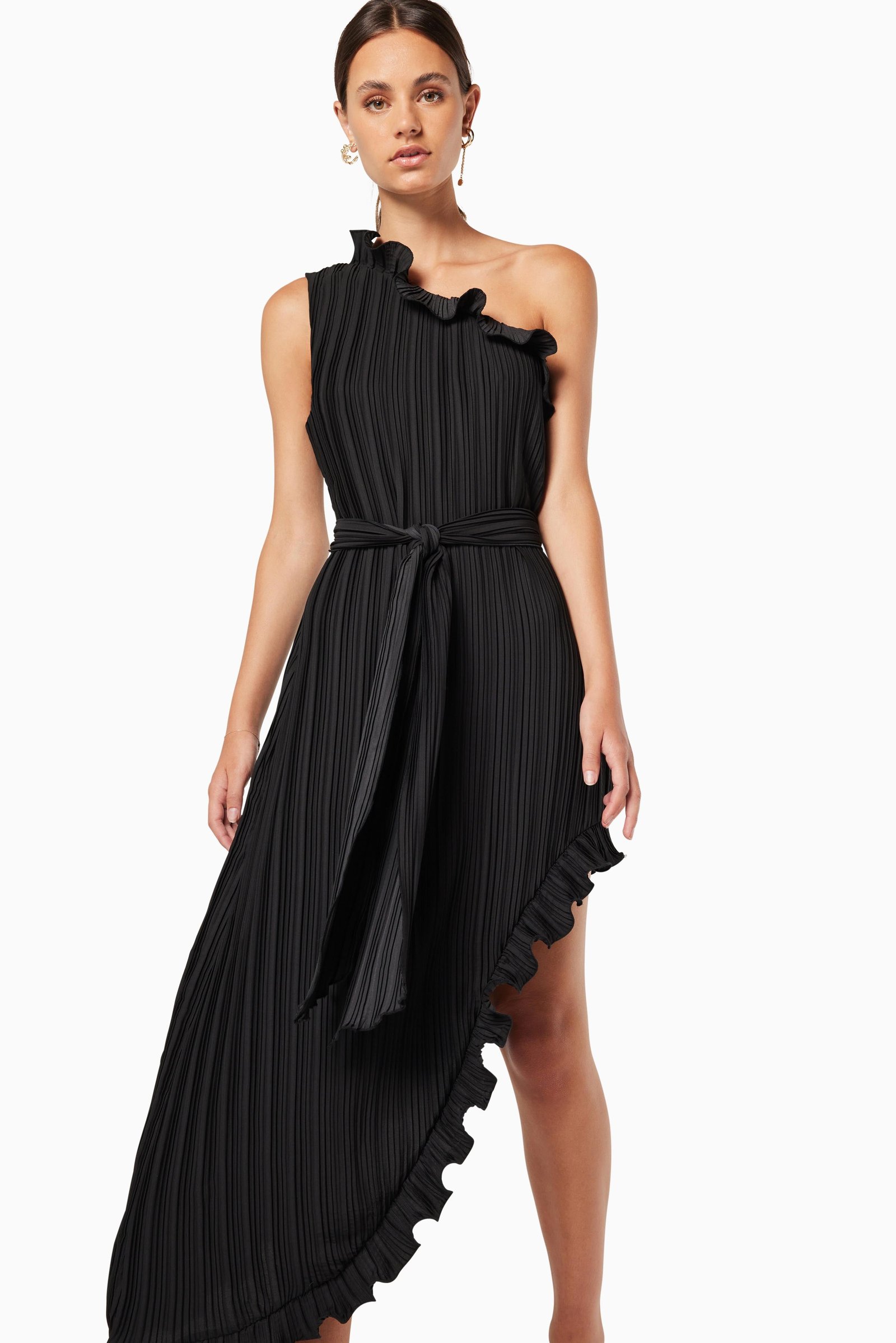 ELLIATT ITALIANATE DRESS - BLACK photo 2