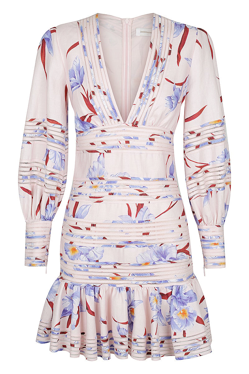 Zimmermann Corsage Linear Mini Dress photo 4