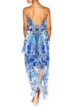 Camilla Silk Dress Print Size 8 photo 3