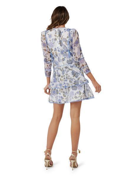Thurley Bluebell Mini Dress Print Size 8 photo 3