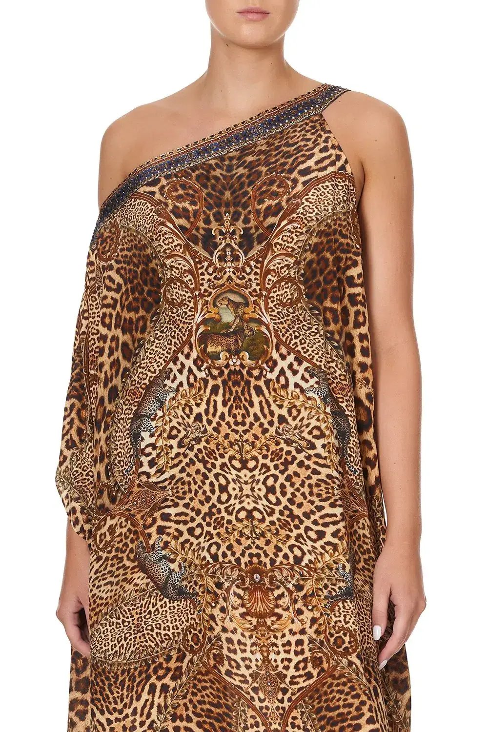 Camilla Lady Lodge One Shoulder Kaftan with Neckband Print Size 8/S-M photo 5