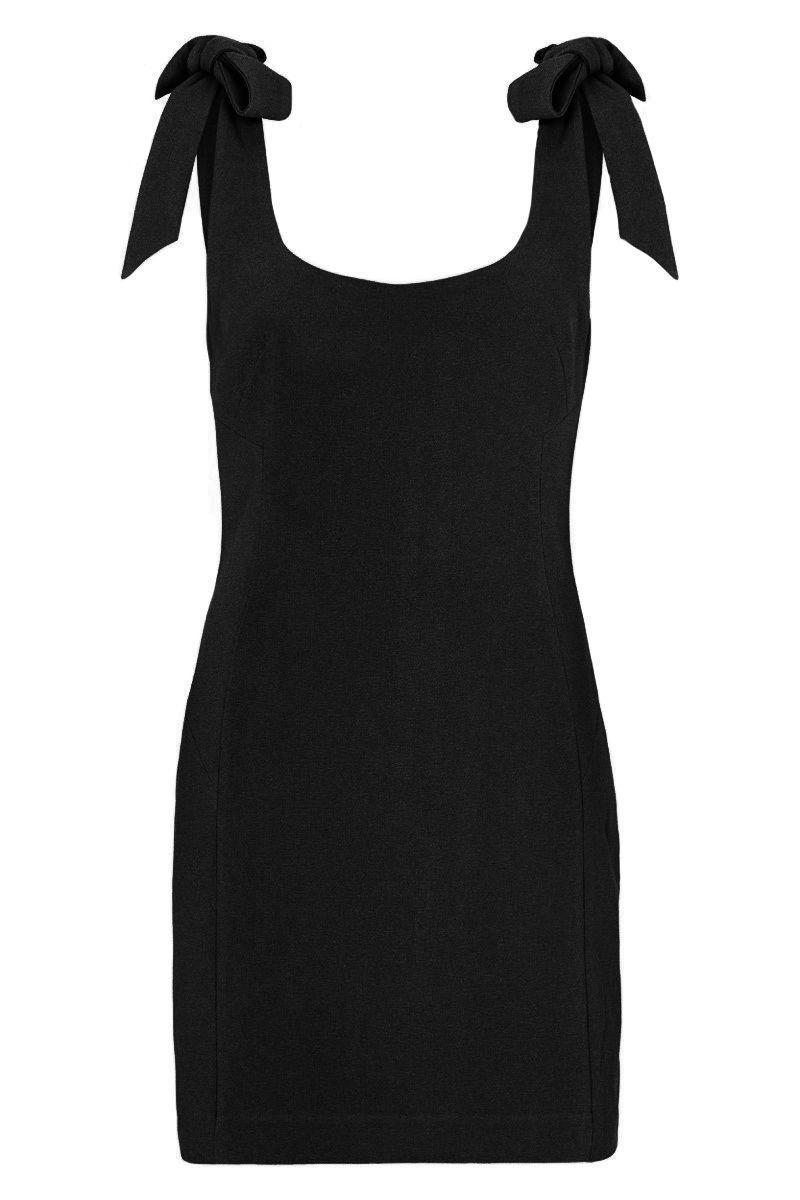 Rebecca Vallance - Dahlia Mini Black Dress Size 6 photo 2