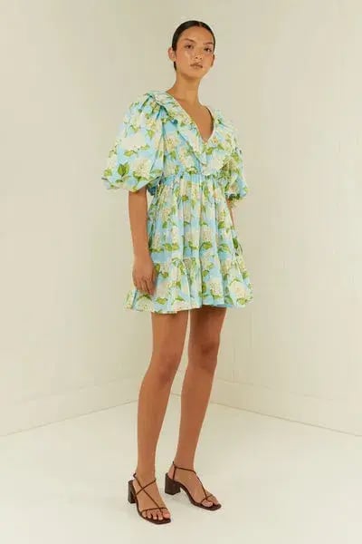 Palm Noosa Sofia Dress in Blue Hydrangea Size 8 photo 2