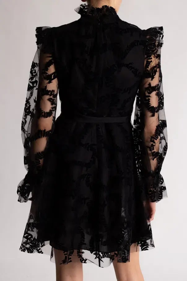 Zimmermann Mesh Mini Dress Black Size 8 photo 2