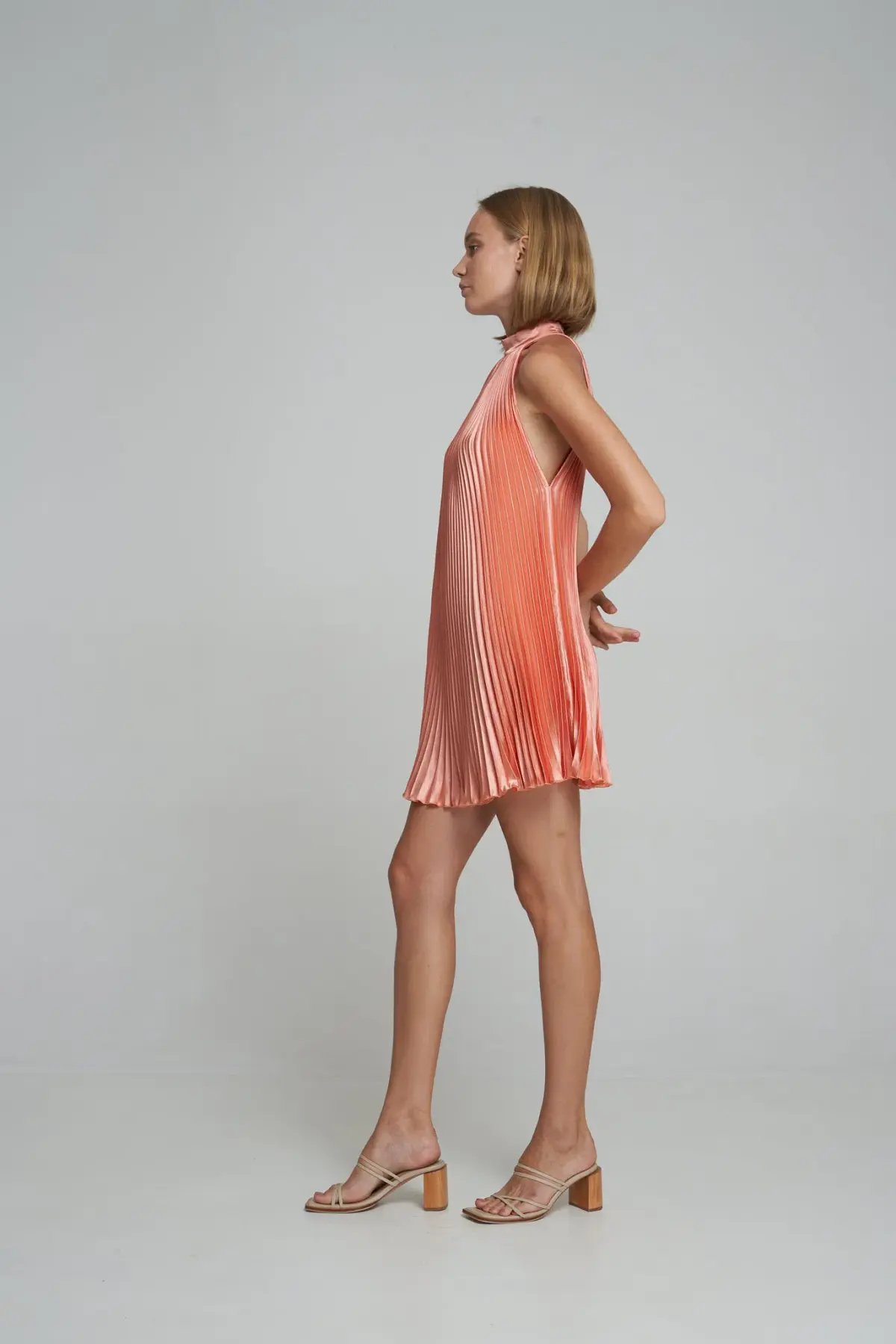 L’idee Woman Amour Mini Dress Orange Size 6 photo 2