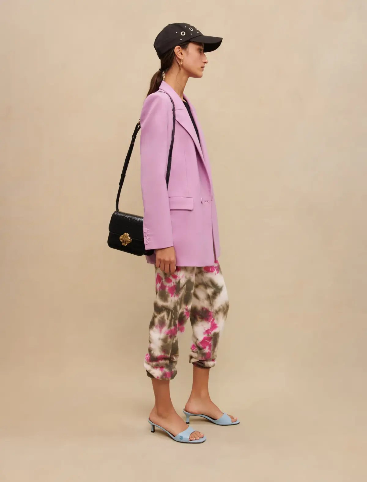 Maje Co-ord Two-Piece Suit Lilac Size 10 photo 2