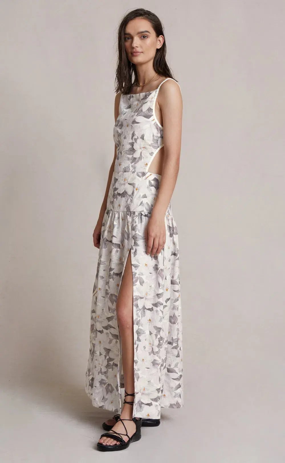 Bec & Bridge Gardenia Linen Maxi Dress Floral Size 8 photo 2
