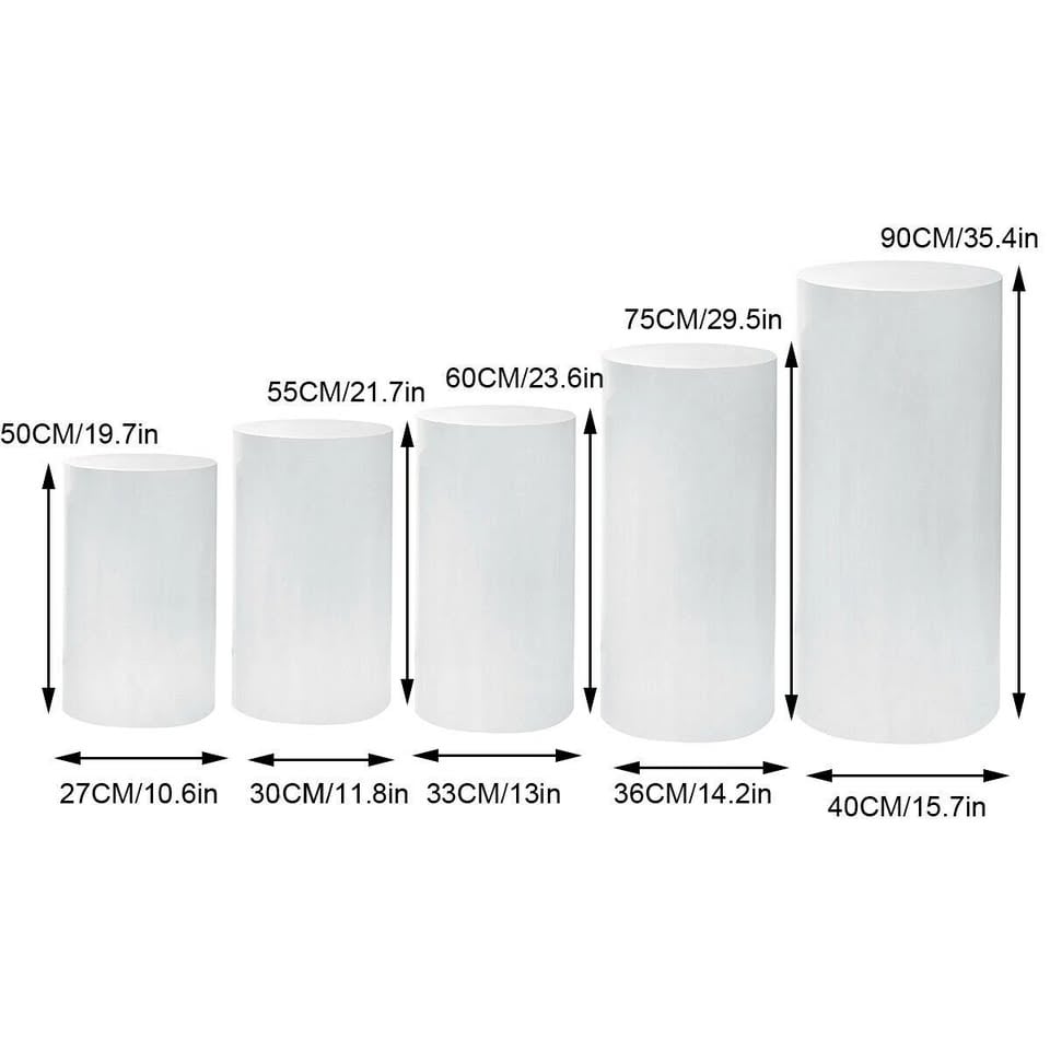 Party Hire Birthday Decoration Cake Smash White Plinths/Pillars/Cake stand photo 5