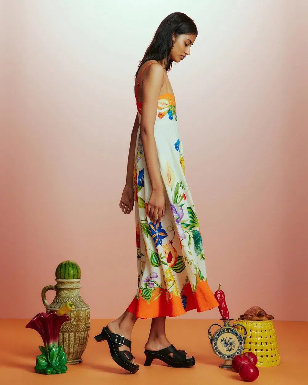 Alemais Flores Sundress Print Size AU 10 photo 2