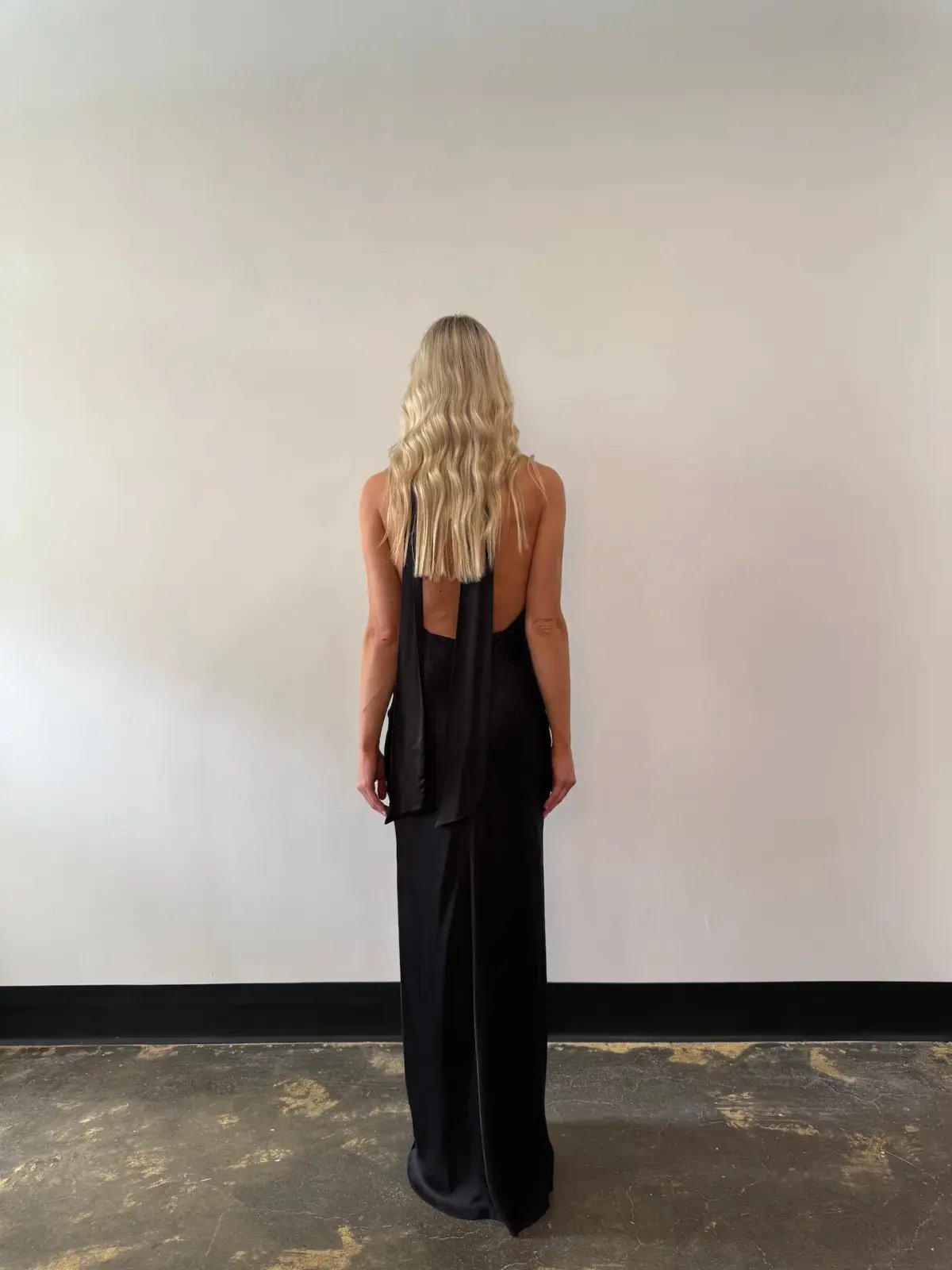 Shona Joy Agnes Halter Neck Maxi Dress Black Size AU 6 photo 4