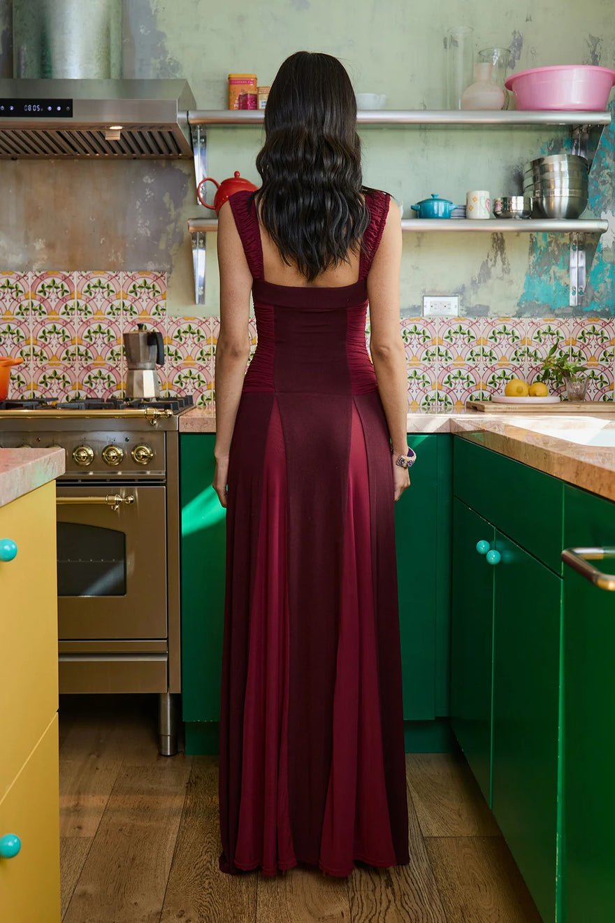 Fait Par Foutch Landon Dress in Plum photo 2