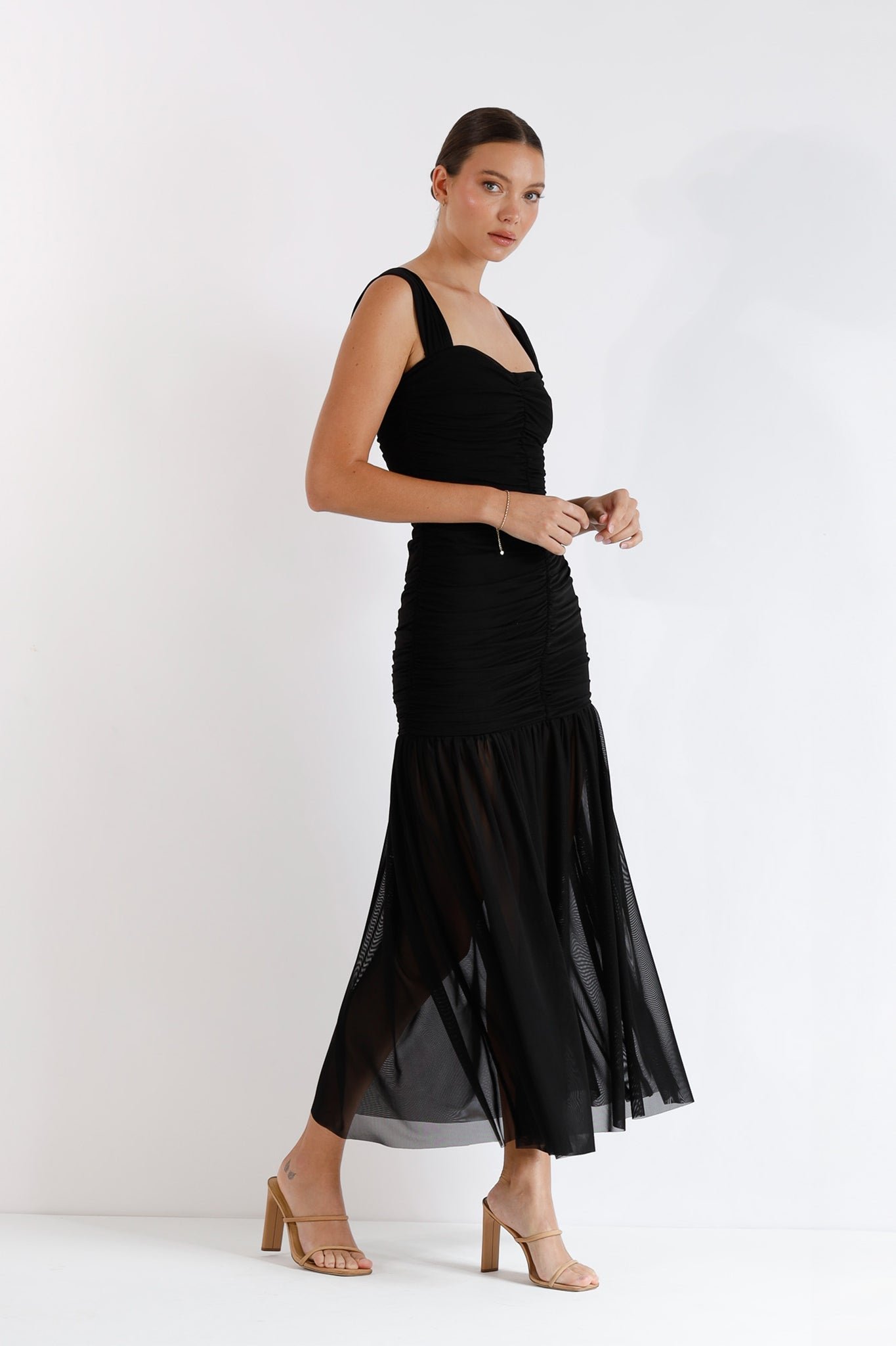 PASDUCHAS NEW HORIZONS HOURGLASS MIDI - BLACK photo 2