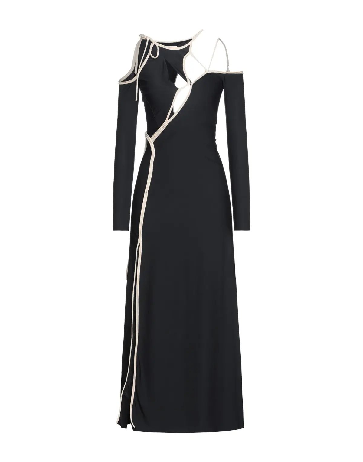 Ottolinger Black Strappy Maxi Dress Black Size 6 photo 6