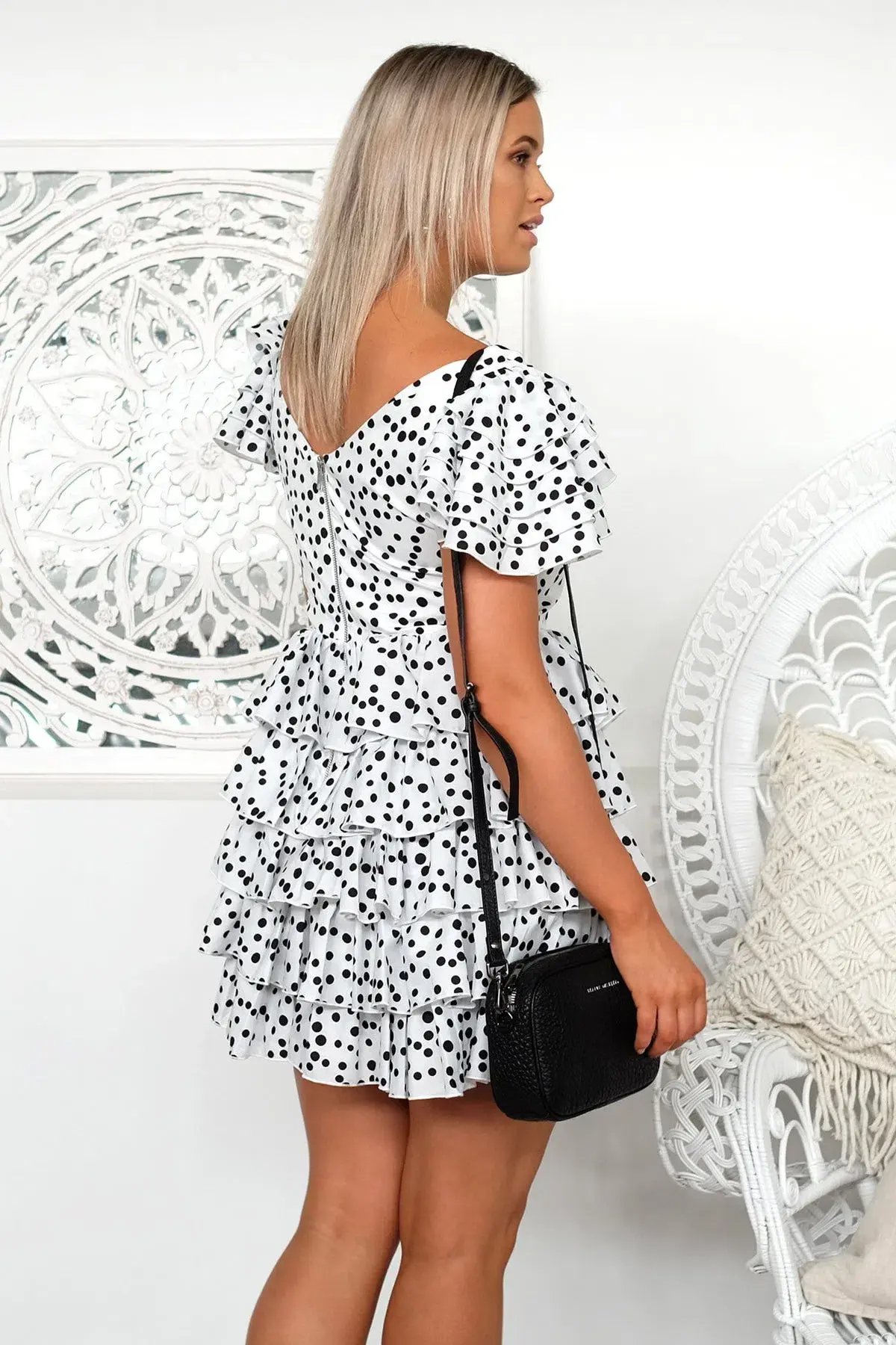 Mossman Just One Look Mini Dress Print Size 8 photo 2