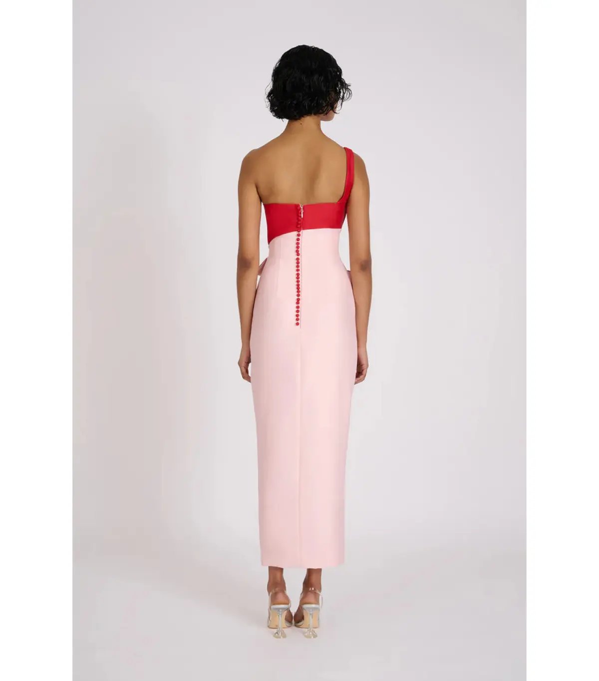 Eliya The Label The Cartia Dress Pink/Red Size AU 8 photo 3