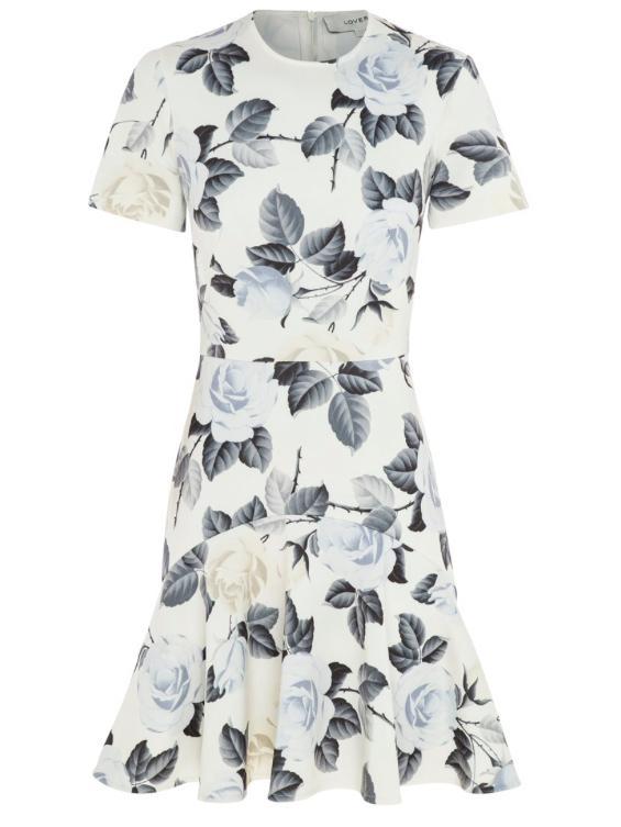 Lover Rosa Flip Mini Dress Print Size 6 photo 3