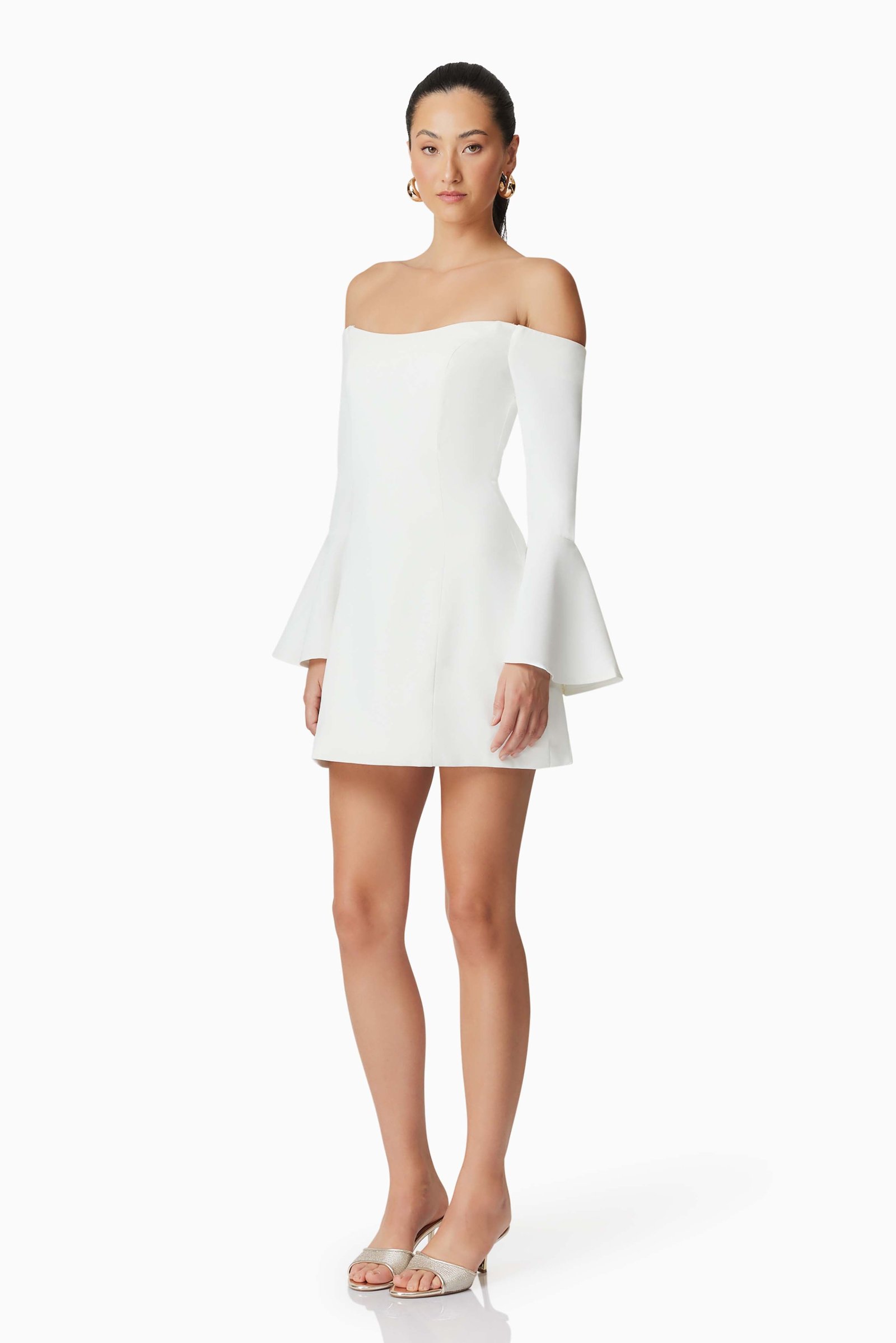 ELLIATT HAZELLE MINI DRESS - IVORY photo 4