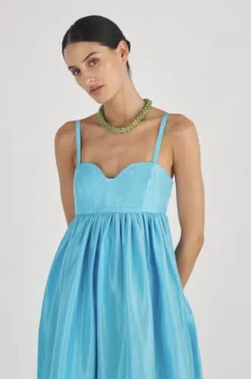 Oroton Bodice Detail Gown Lake Blue photo 4