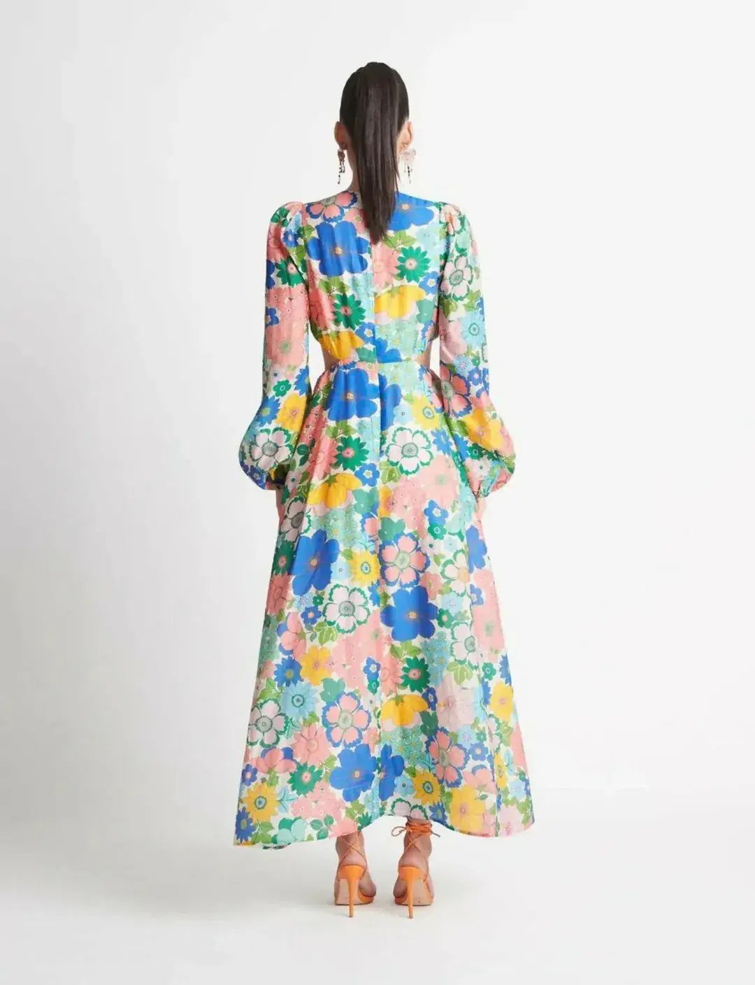 Sheike Free Spirit Maxi Dress Multi Floral Size AU 12 photo 3