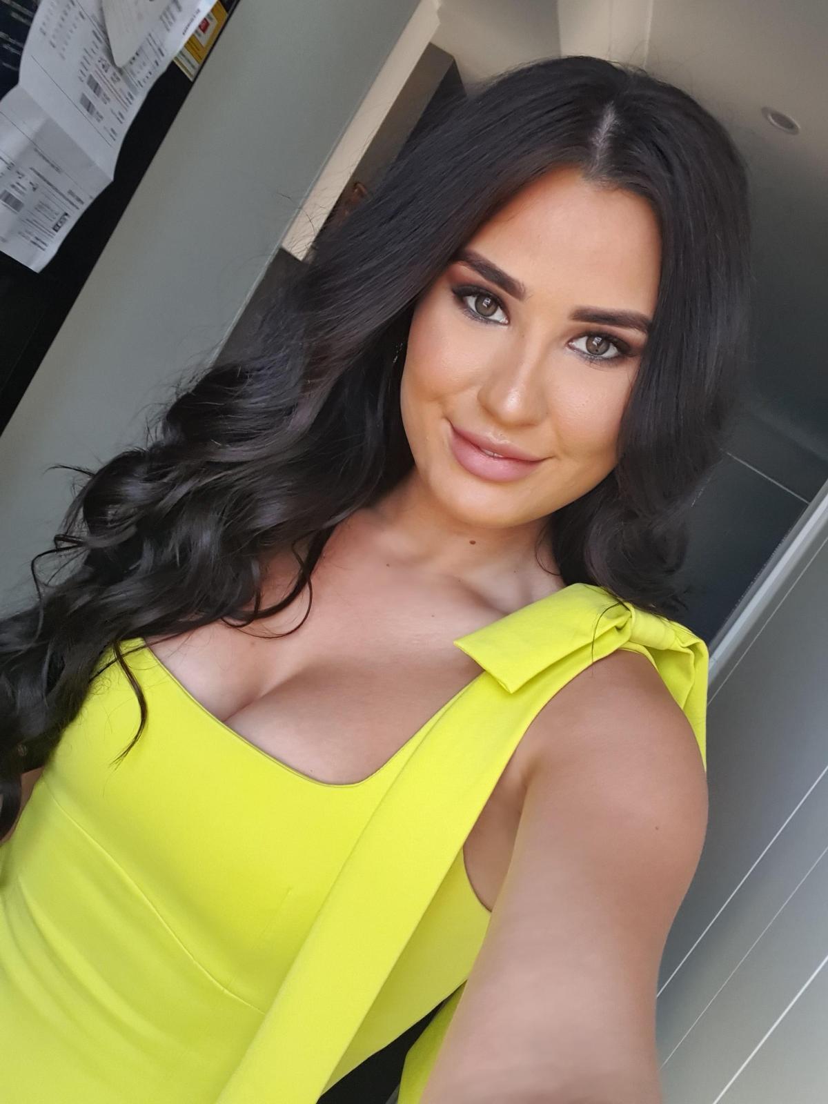 Elliatt  Lucky Mini Dress Yellow Size 10 photo 4