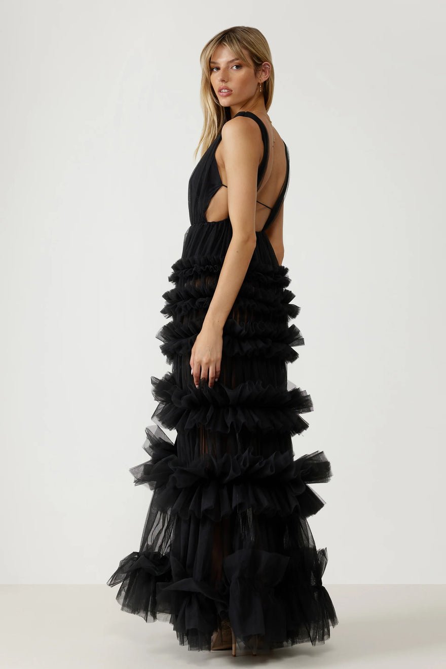 Lexi Mariella Dress - Charcoal photo 4