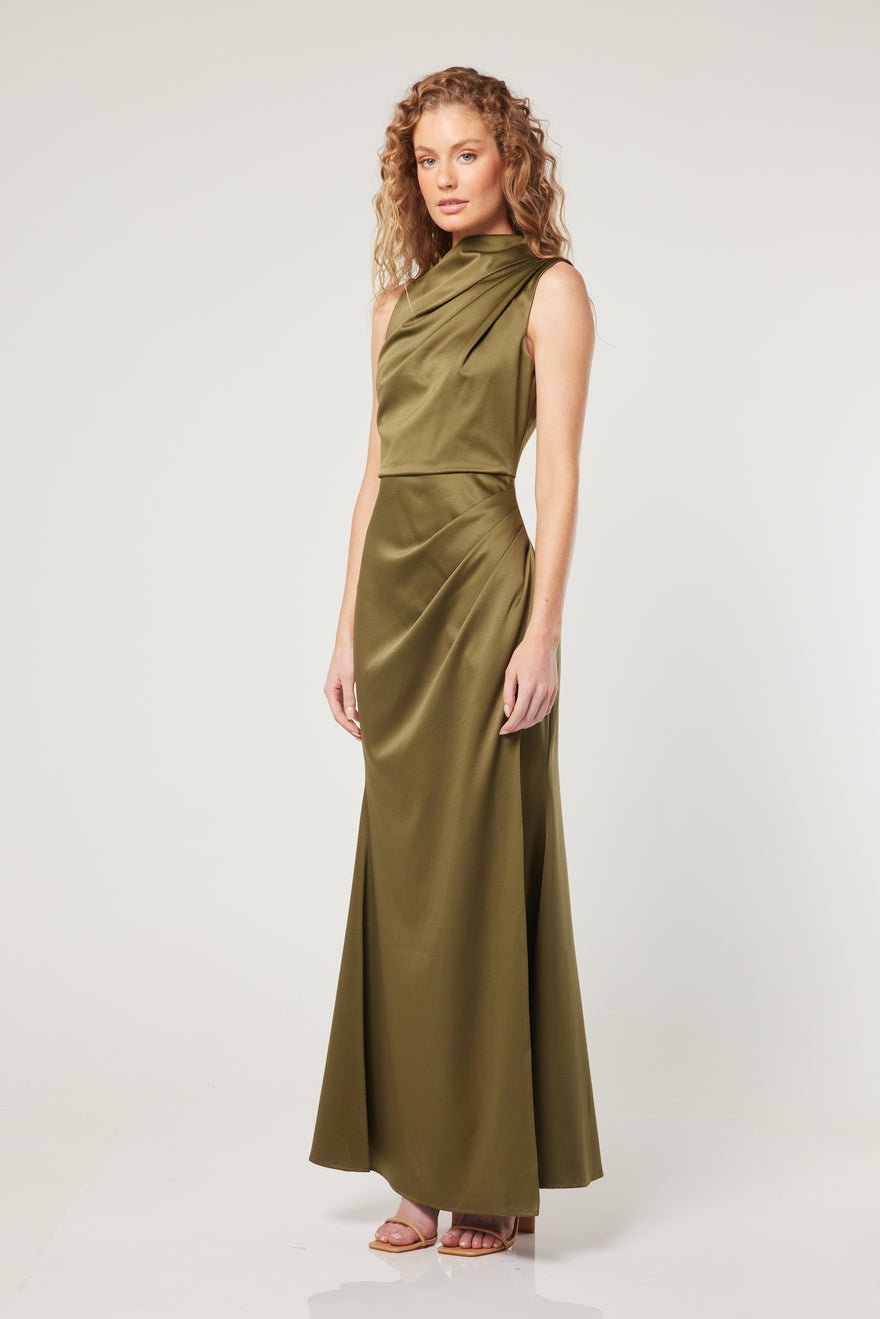 Elliatt Avalite Maxi Dress - Olive photo 2
