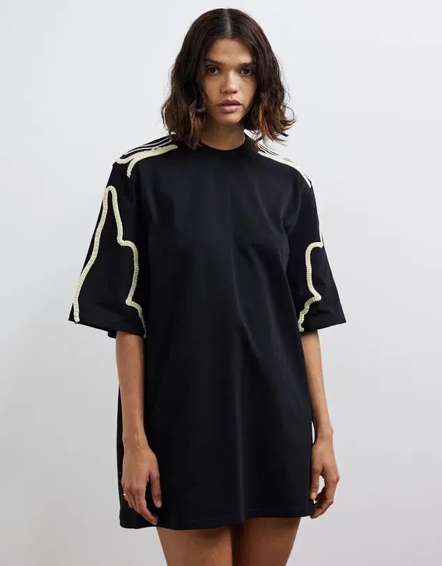 Camilla and Marc Lanza Tee Dress Black Size 8 photo 5