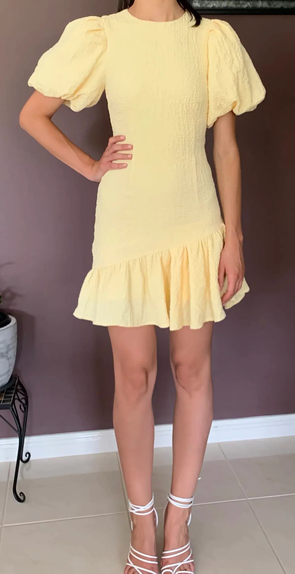 By Nicola Calypso Puff Sleeve Mini Dress photo 3