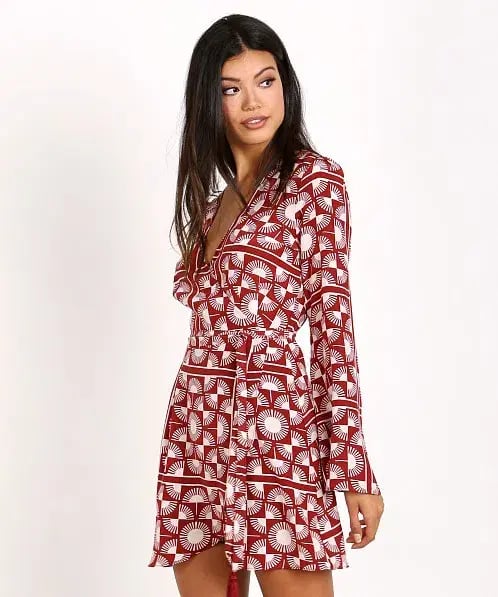 Stone Cold Fox Kai Mini Dress Print Size 2/AU 10 photo 3