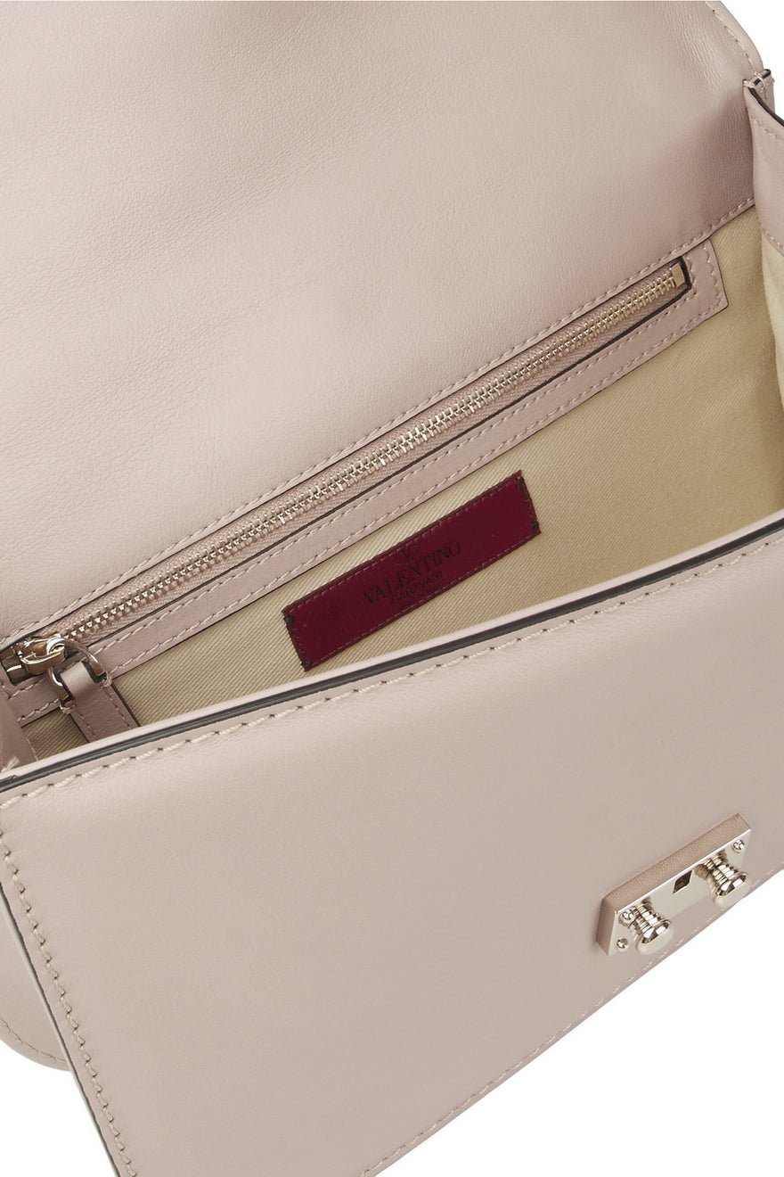 Valentino Garavani Lock Leather Shoulder Bag photo 4