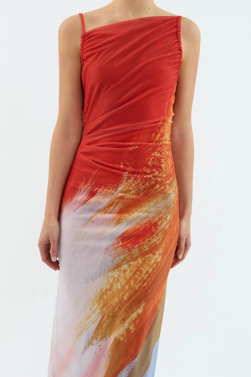 Rebecca Vallance Frida Strap Midi Dress photo 3