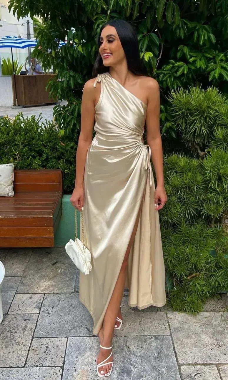 Sonya Moda Nour Maxi Dress Pearl Size 8 photo 5