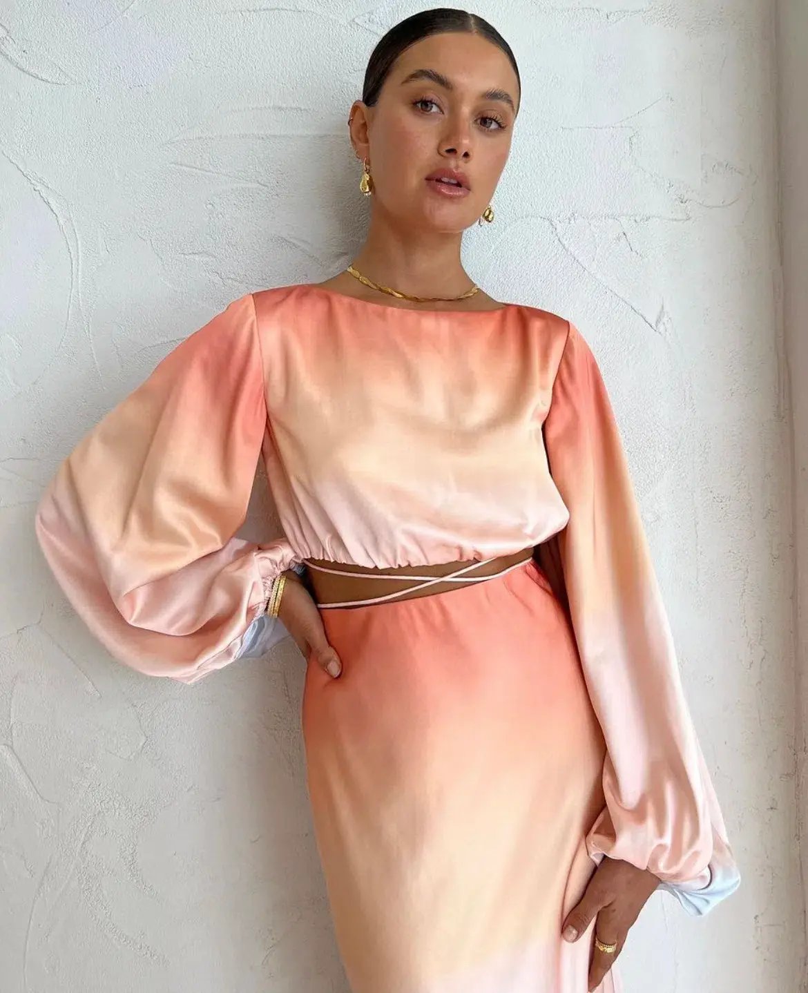 Significant Other Karli Top and Skirt Set in Horizon Multi Size 8 photo 2