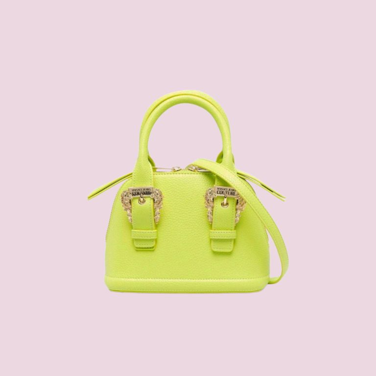 Versace Mini Tote Lime Green photo 4