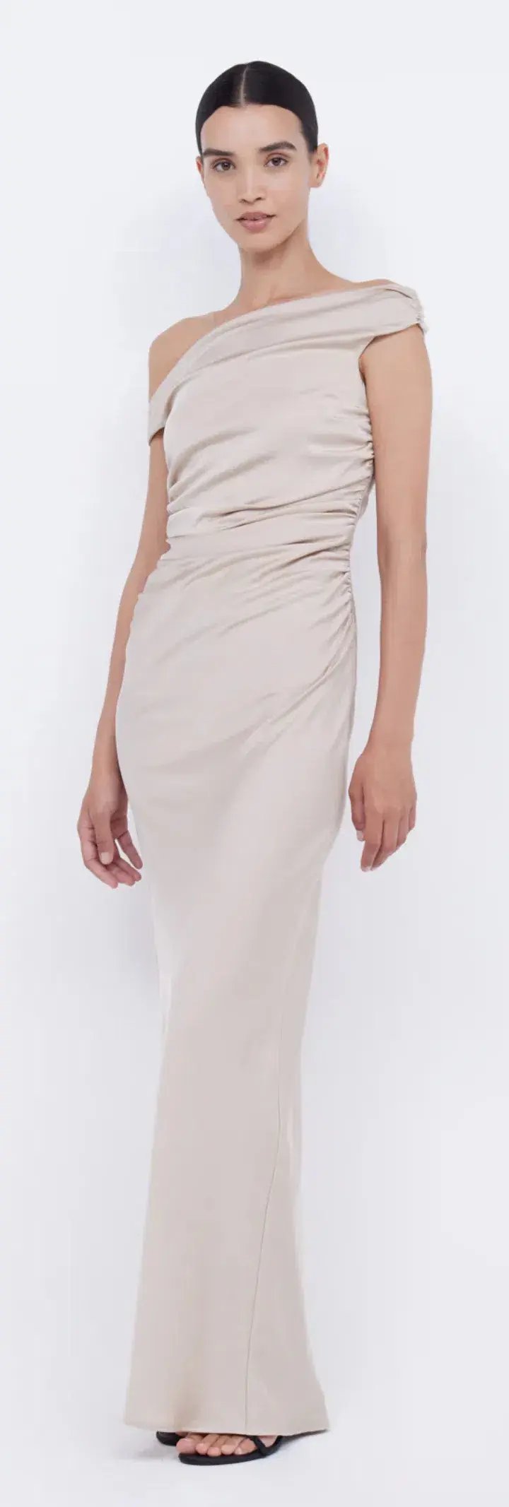 Bec & Bridge Eternity Off Shoulder Maxi dress in Sand Size AU 12 photo 2