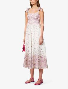 Zimmermann Carnaby Floral Linen Midi Dress photo 7