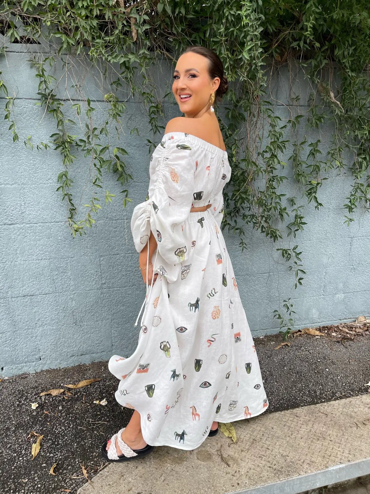 Alemais Hera Top and Skirt Set Print Size 8 photo 3