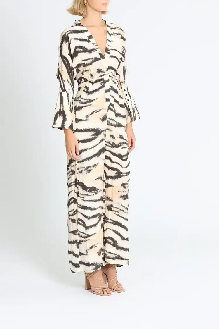 KITX Zebra Jumpsuit Animal Print Size 10 photo 2